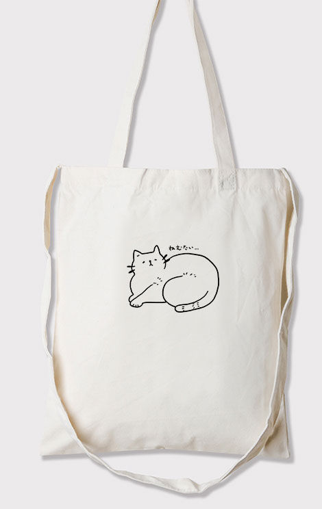 貓咪提袋、貓插畫布袋、貓圖T shirt