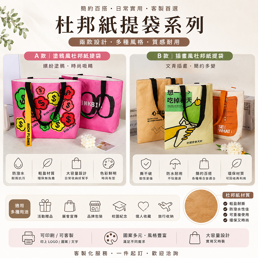 客製杜邦紙提袋