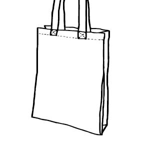 直式購物袋(有底有側)、立體袋、帆布袋